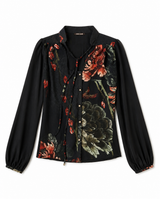 Vintage Floral Blouse
