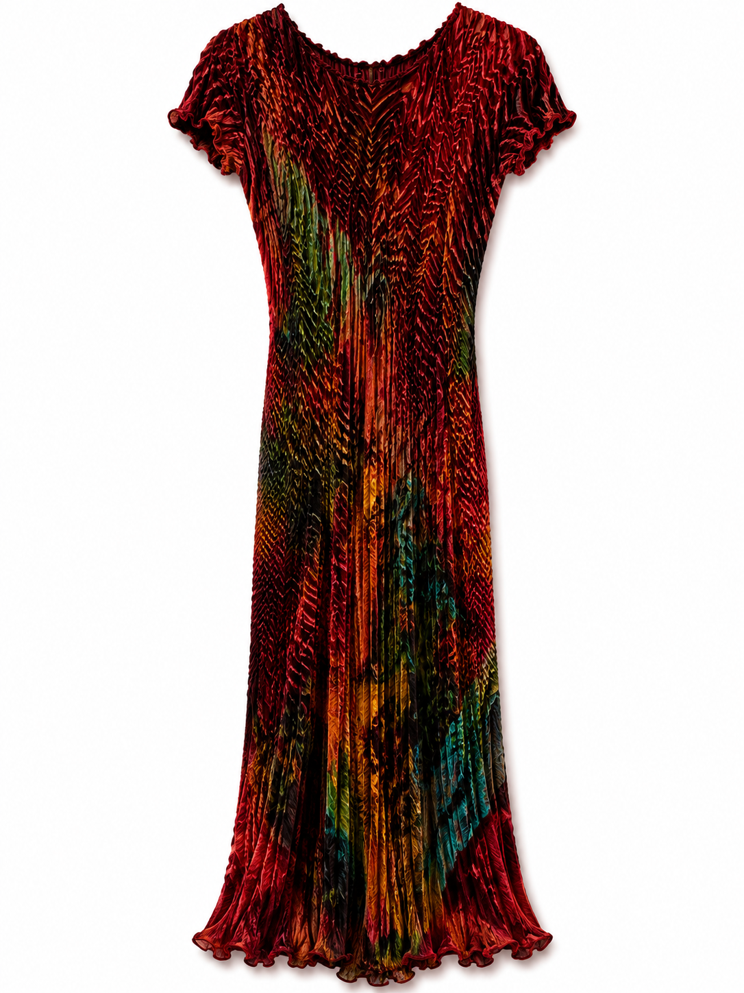 Burnout Velvet Dress