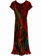 Burnout Velvet Dress