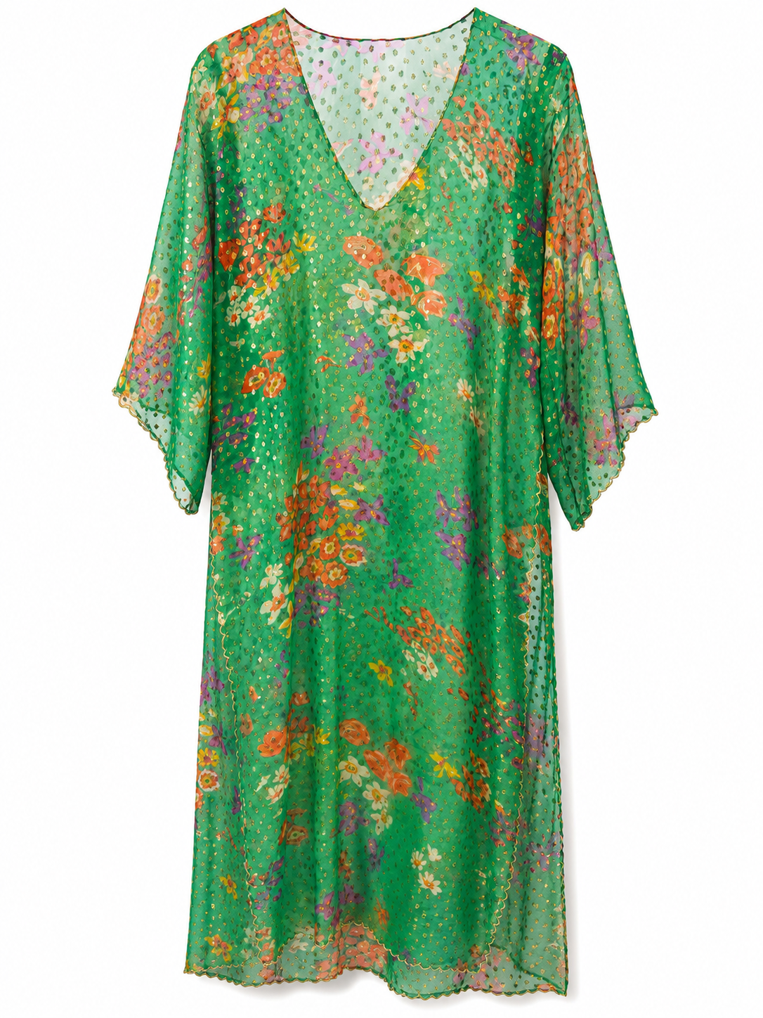 Green Blouse Pant Set