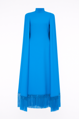 Fringe Cape Dress