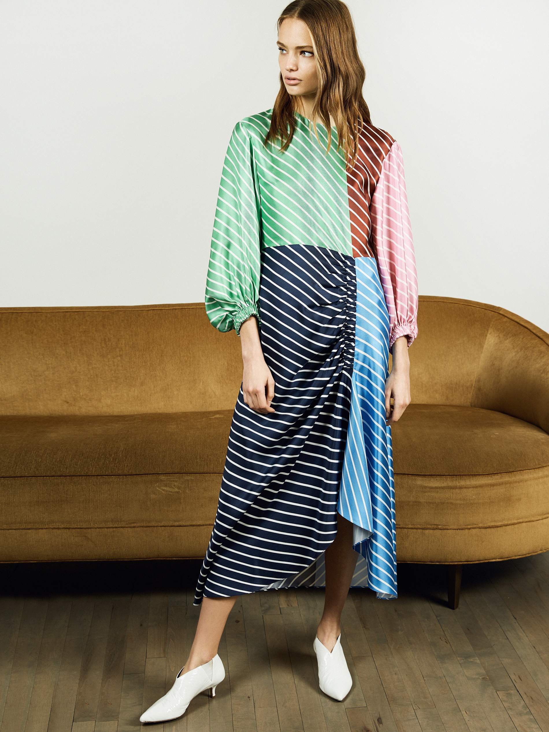 Color Block Stripe Dress