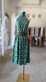 Resort 2015 Beach Ball Halter Dress&Belt