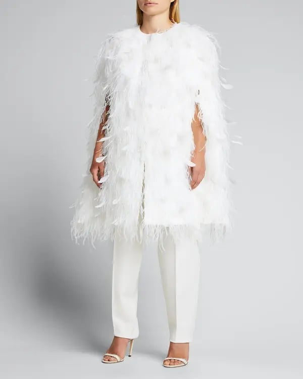 White Feather Cape