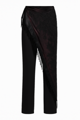 Pant with Wrap and Fringe