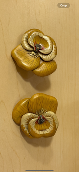 Floral Clip Earrings