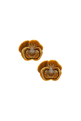 Floral Clip Earrings