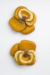 Floral Clip Earrings