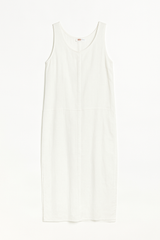 Casual White linen Dress