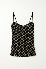 Metallic Beaded Top