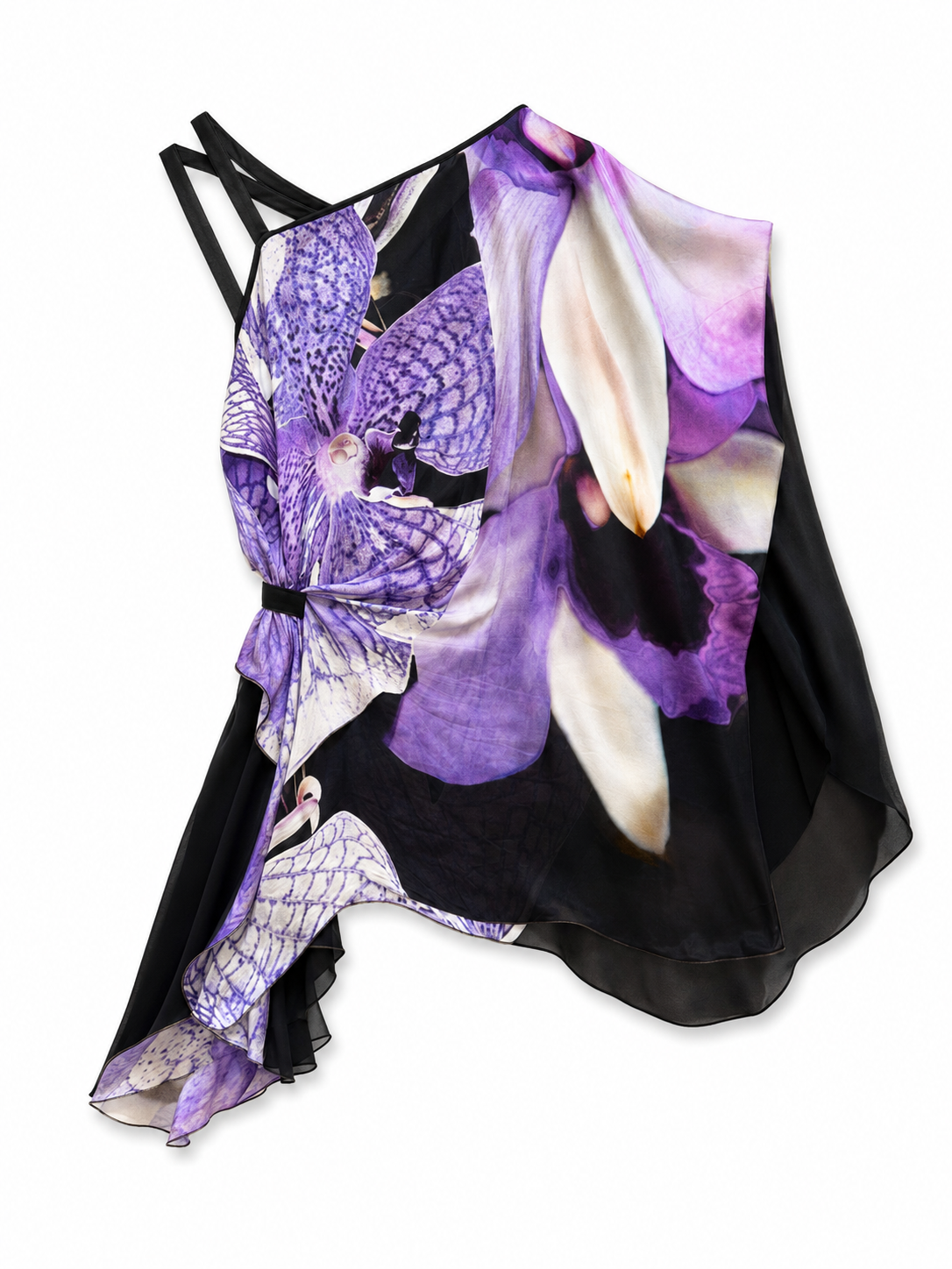 Purple Floral Blouse