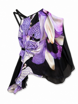 Purple Floral Blouse