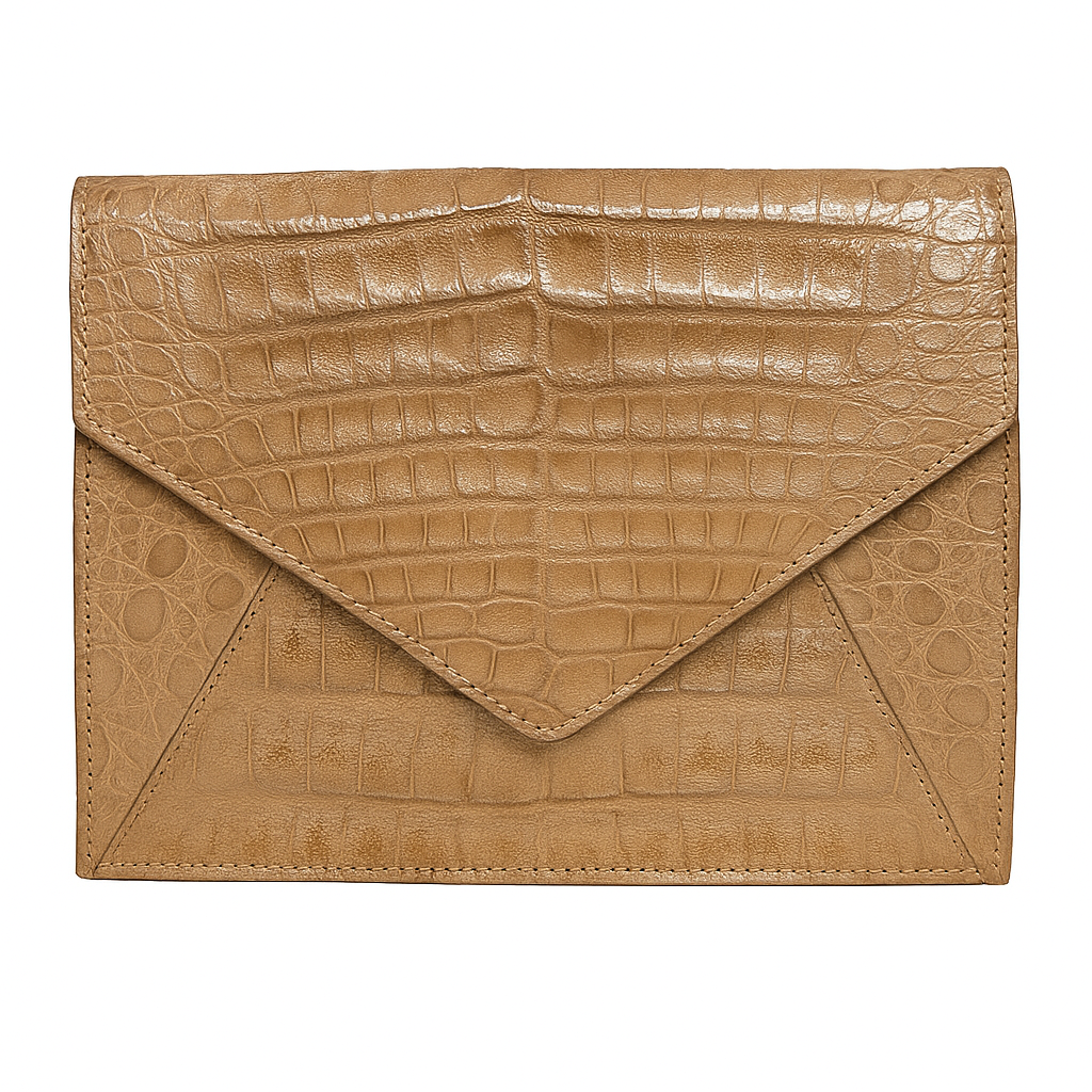 Tan Crocodile Bag