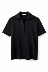 Neoprene Short-Sleeve Top