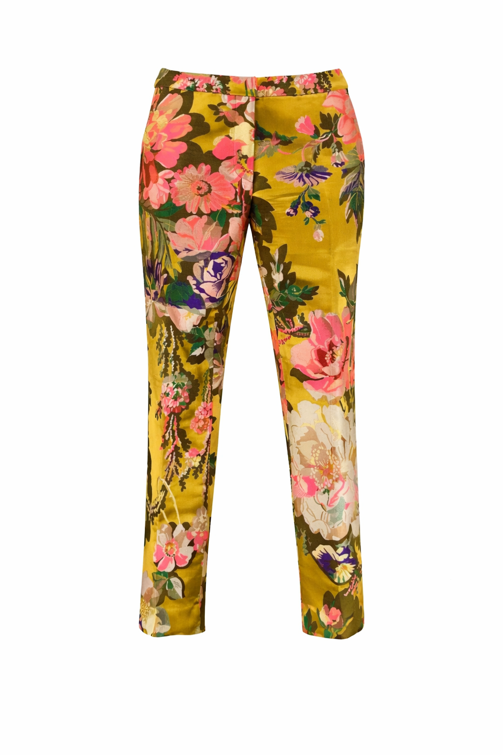 Brocade Floral Pants