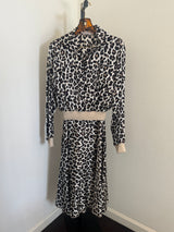 Animal Print Top and Skirt Set