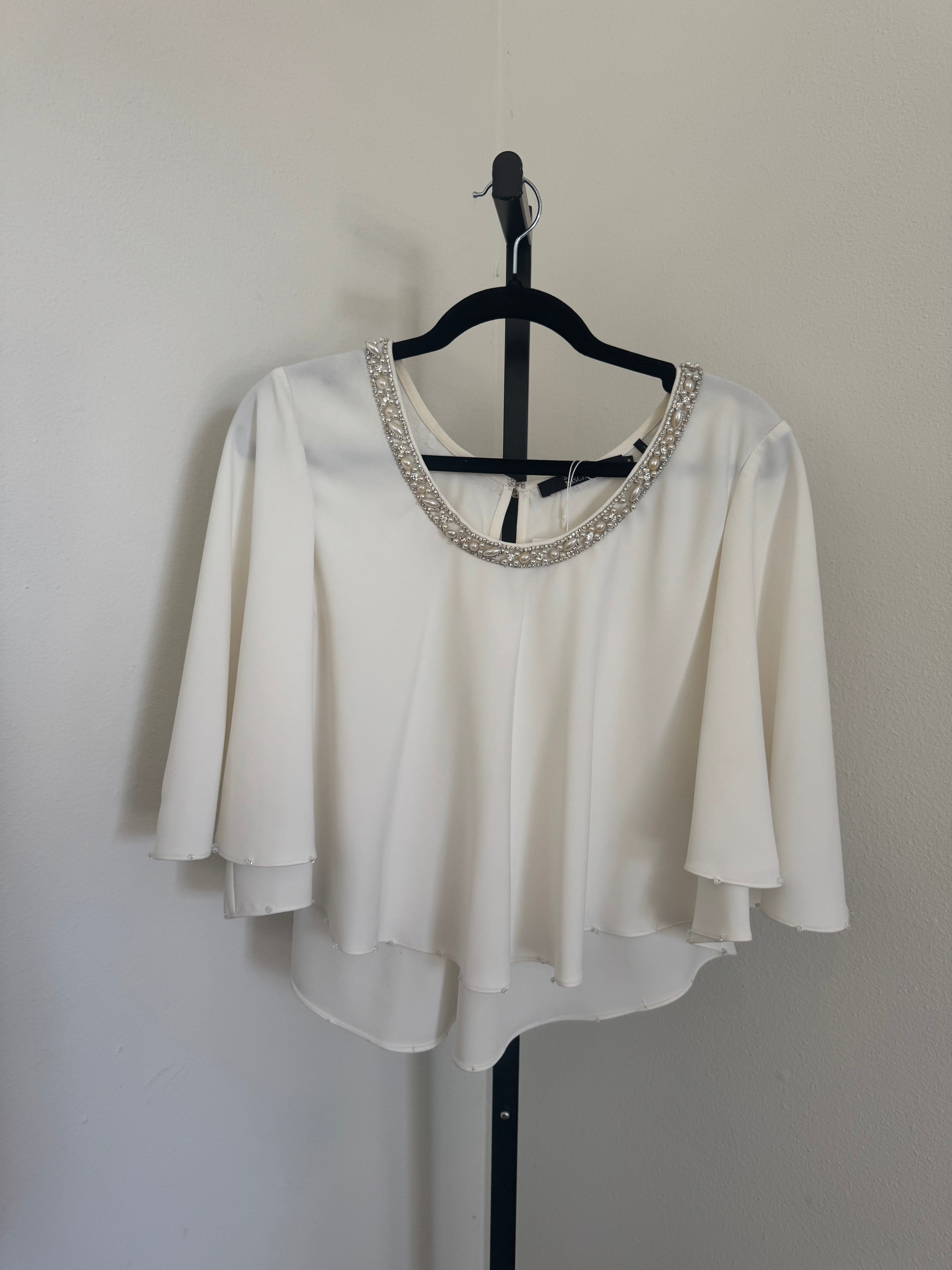Chiffon and Bead Top