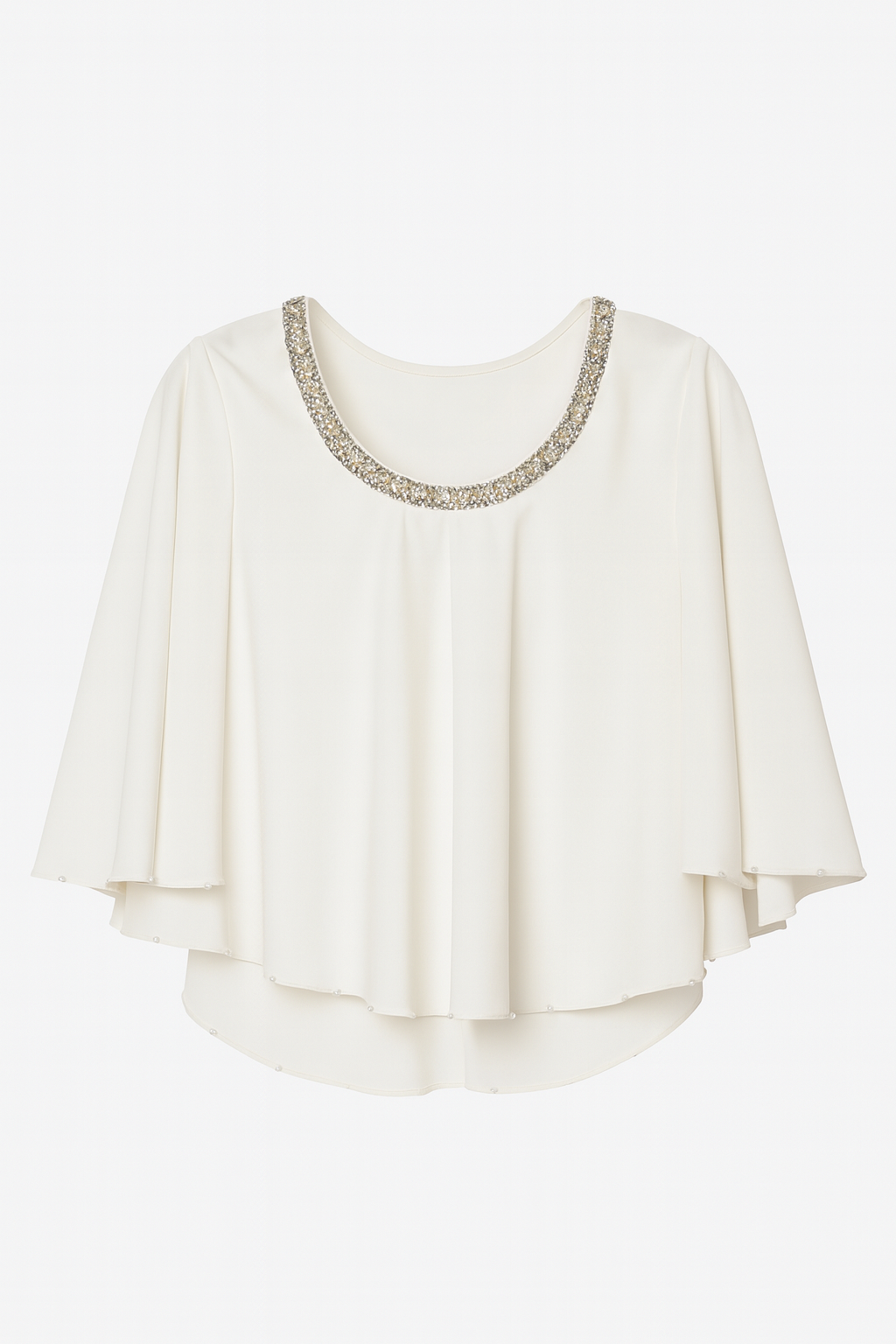 Chiffon and Bead Top