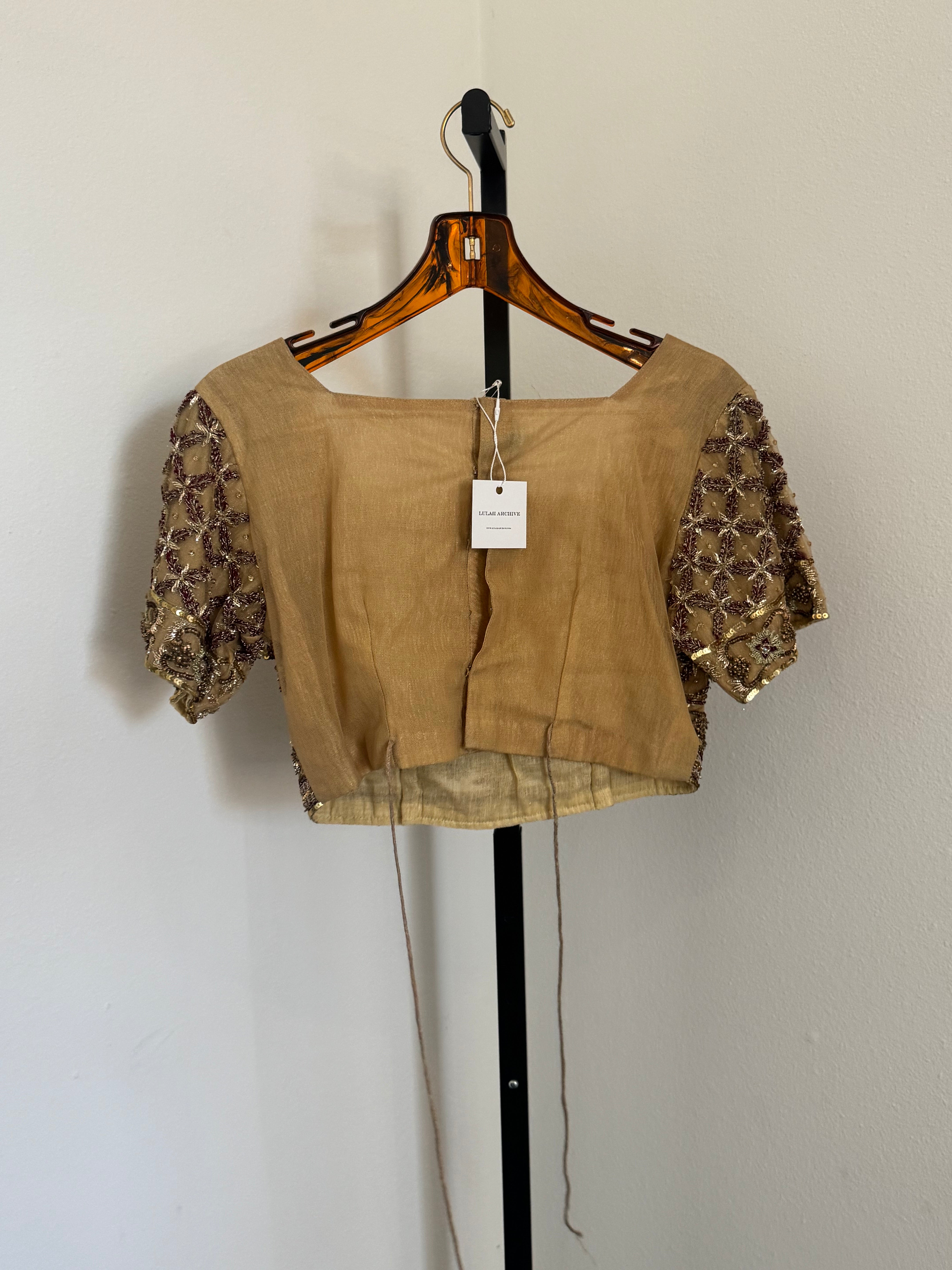 Traditional Beaded Indian Skirt Set