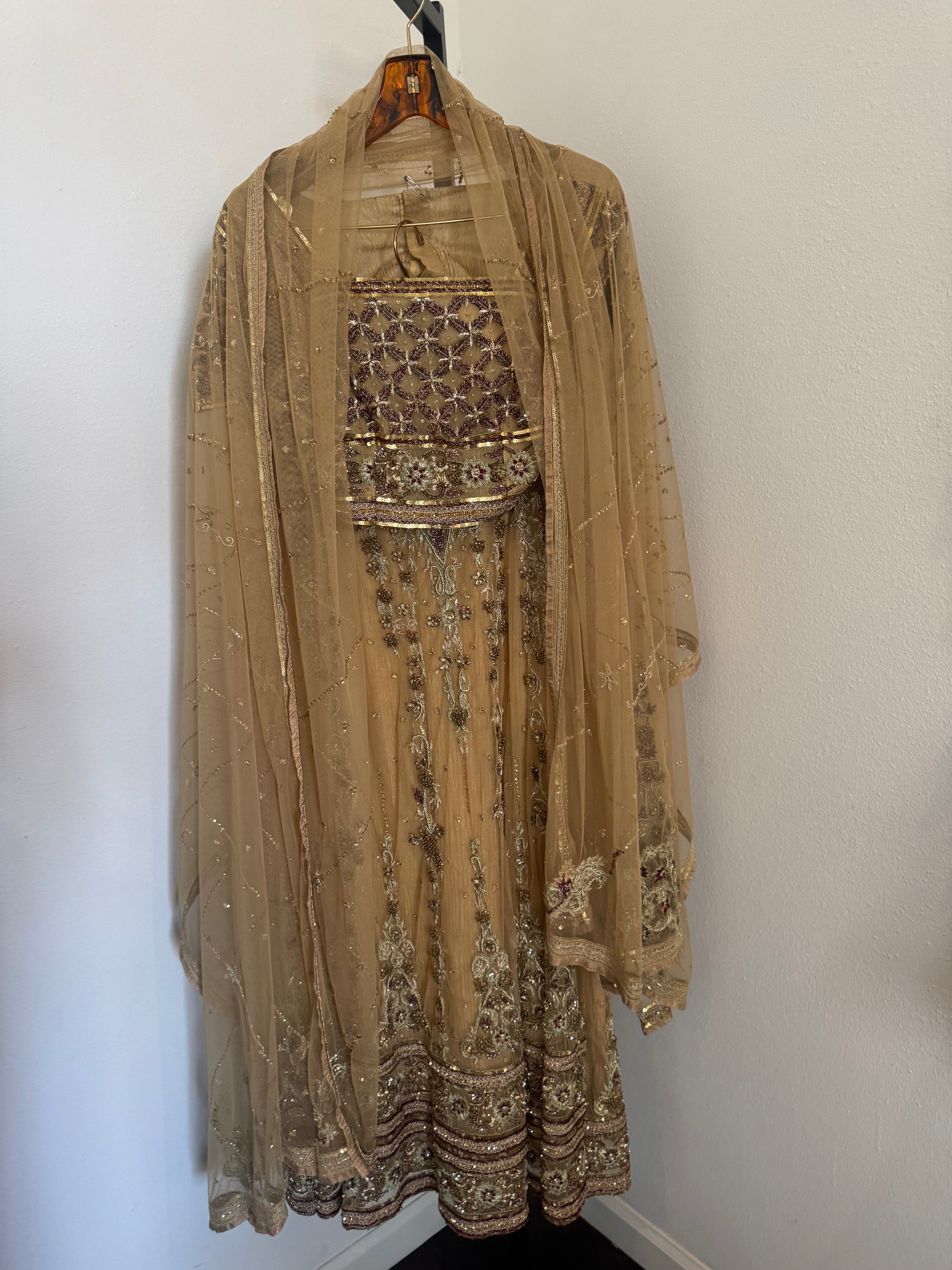 Traditional Beaded Indian Skirt Set