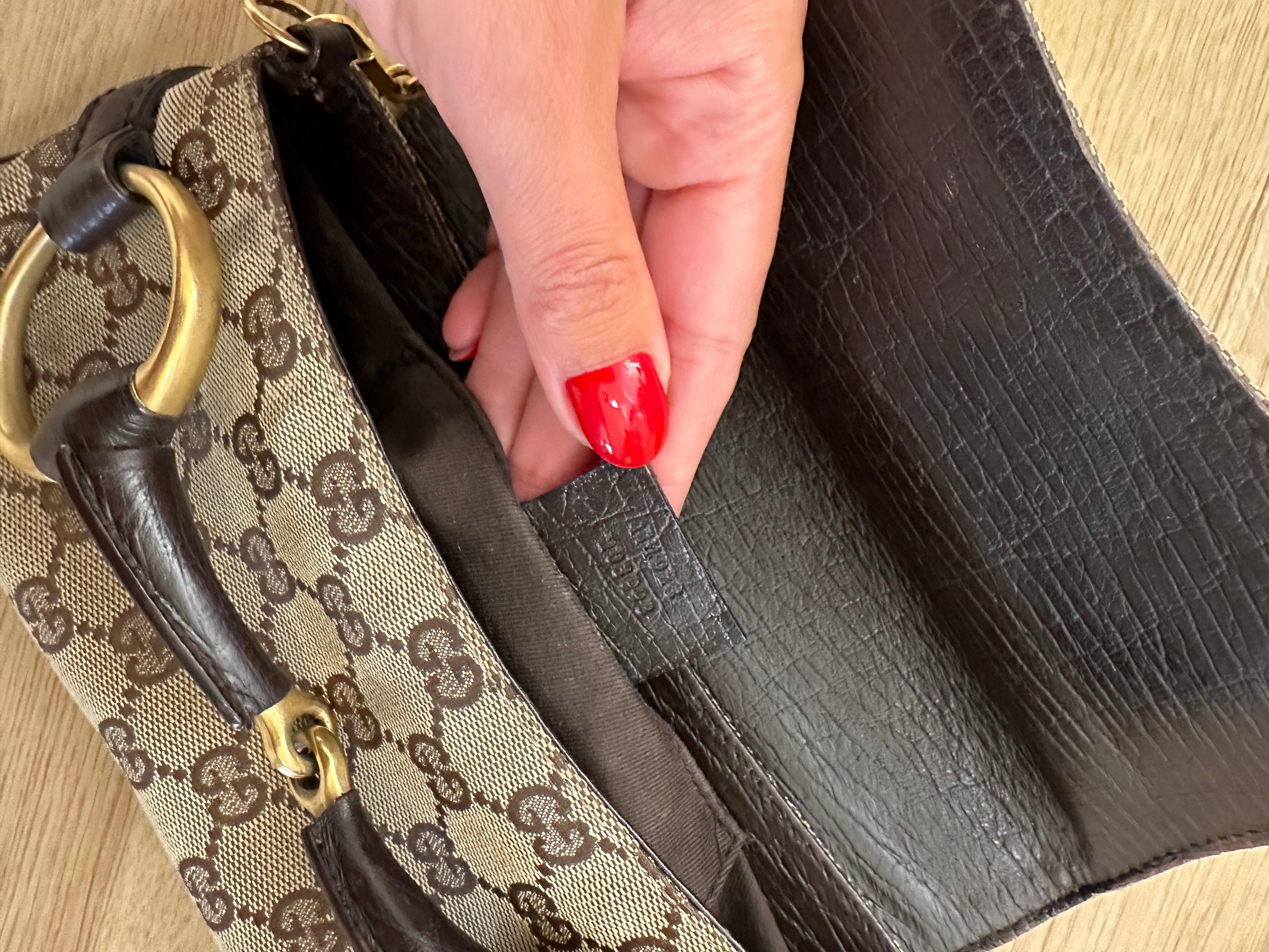 Vintage Horsebit Bag With Chain
