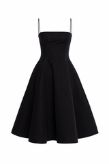 Black A-Line Cocktail Dress