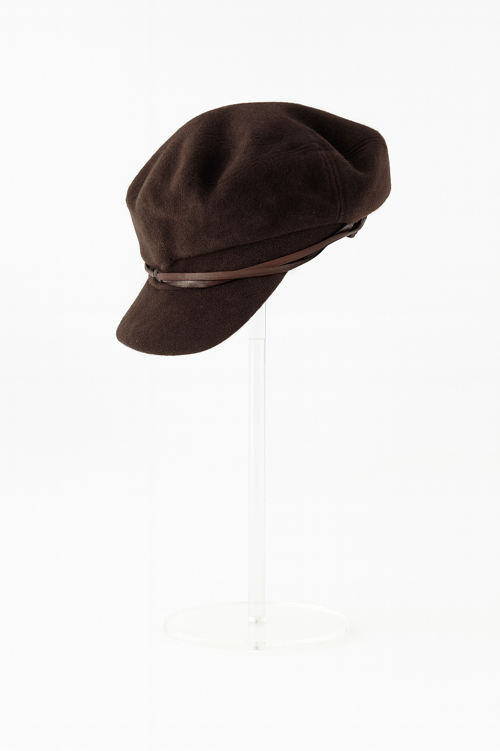 Brown Newsboy Hat