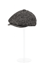 Houndstooth Newsboy Cap with Photo of Googoosh