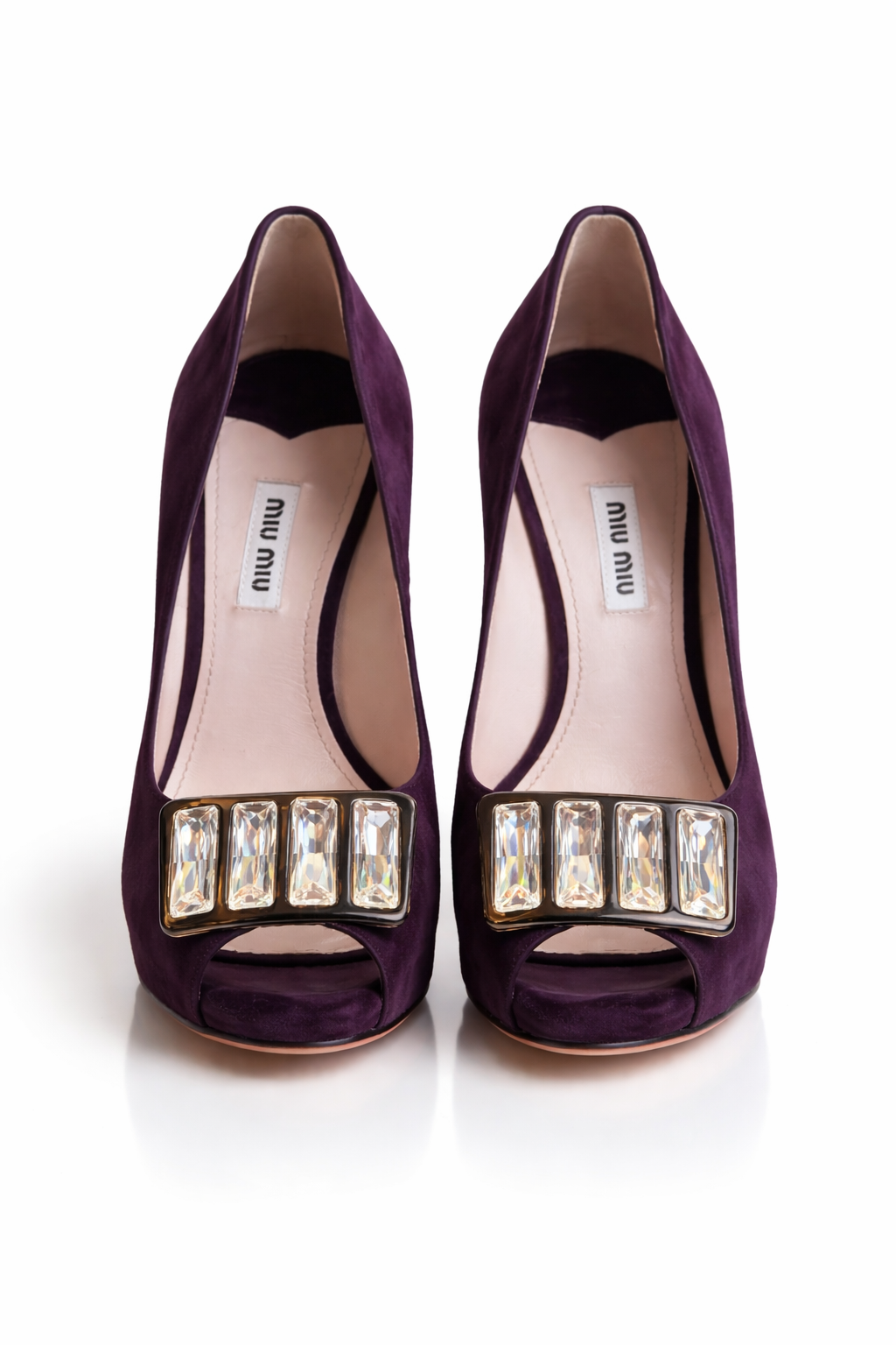 Purple Suede Pumps