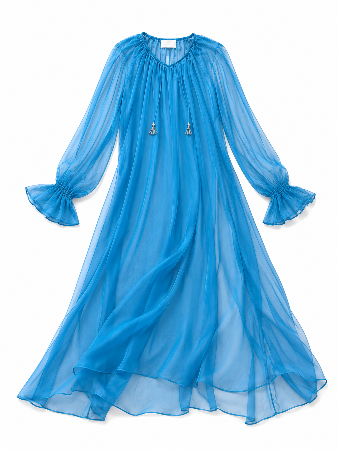 Sheer Blue Dress