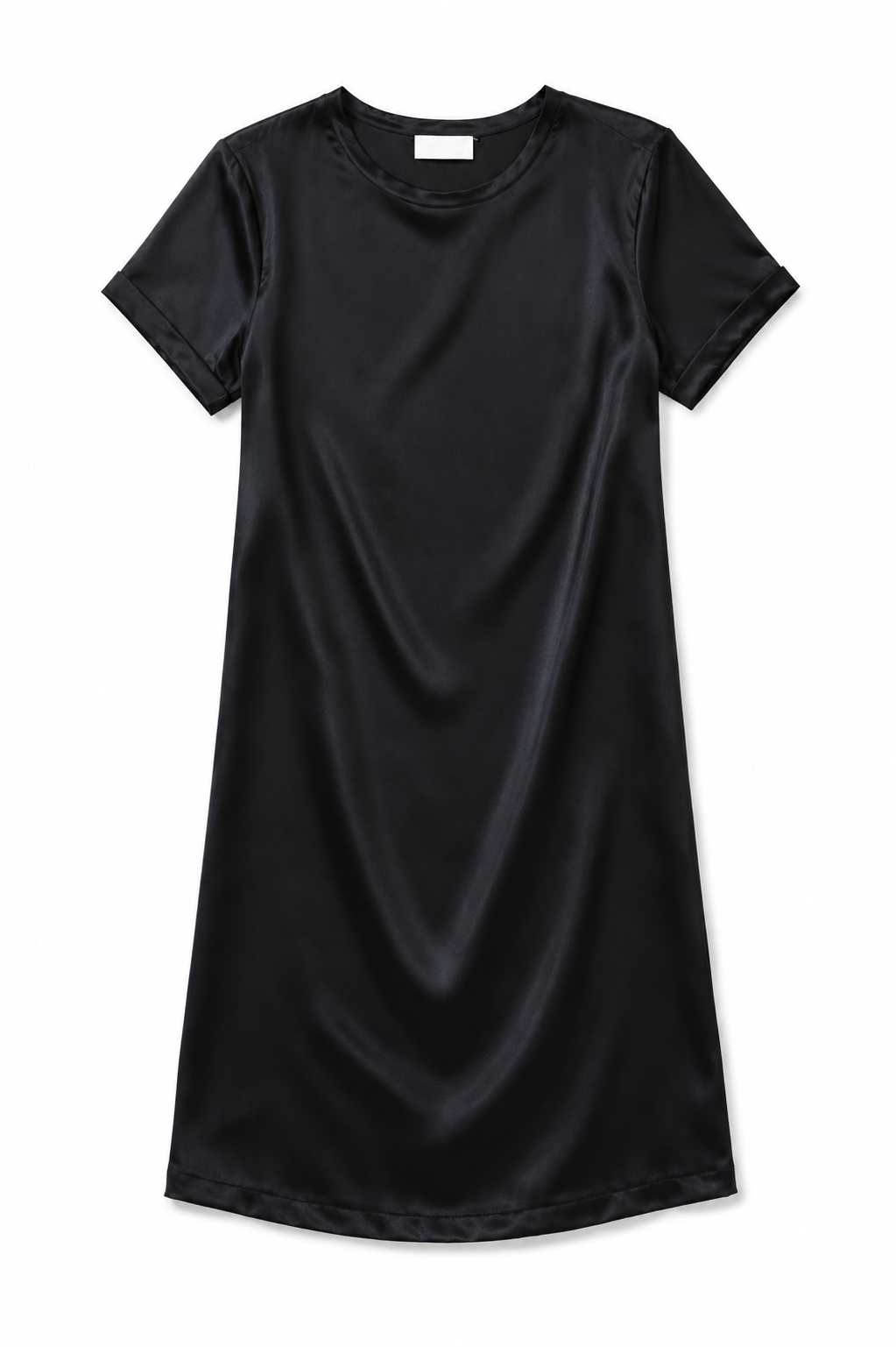 Black Silk Mini Dress