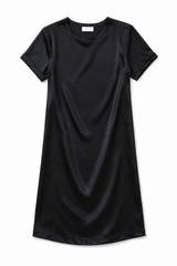 Black Silk Mini Dress