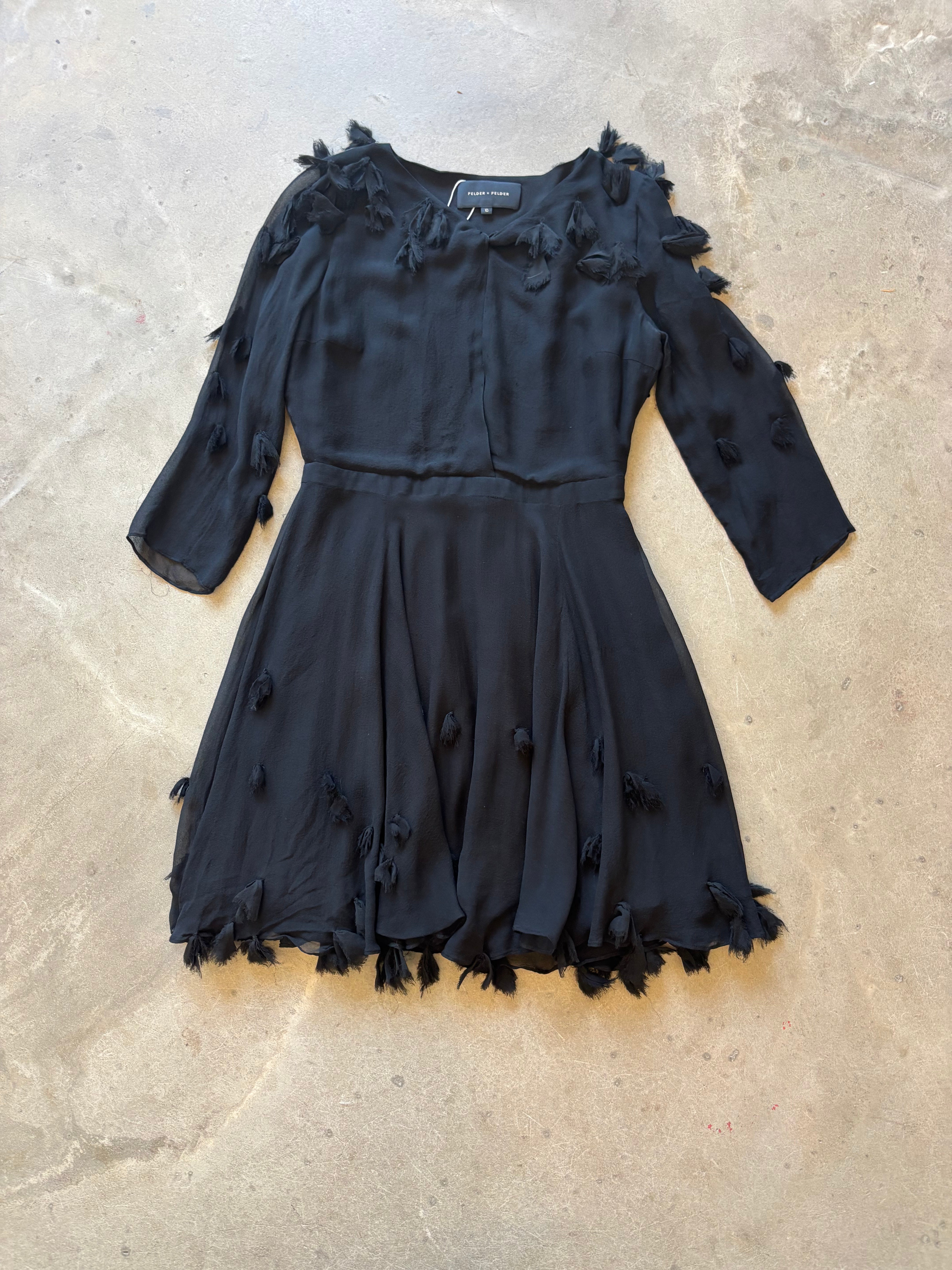 Black Chiffon Dress