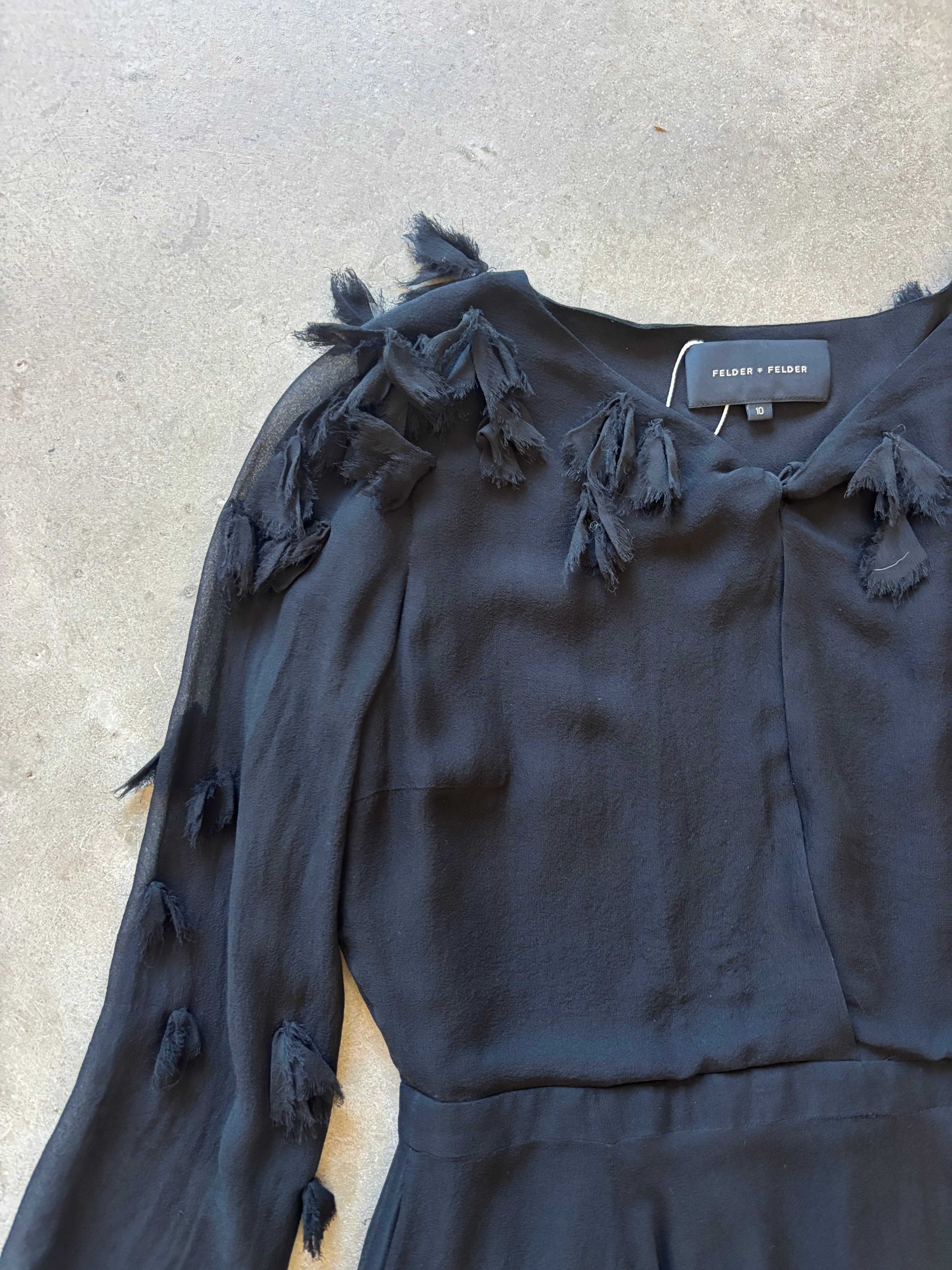 Black Chiffon Dress