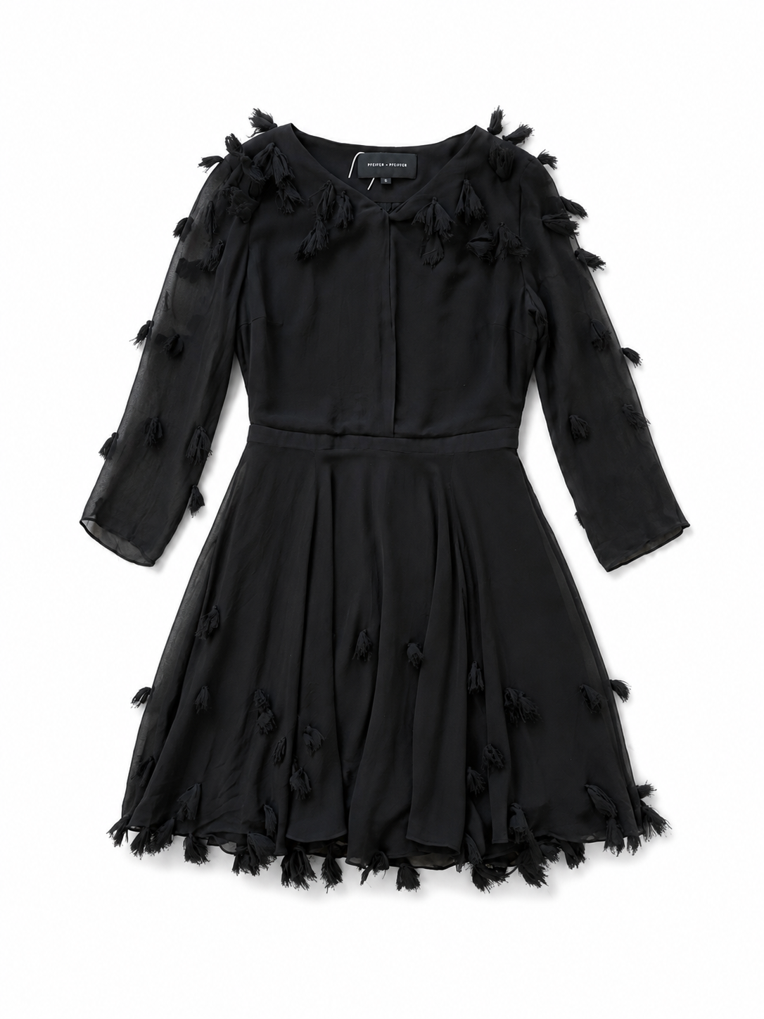 Black Chiffon Dress