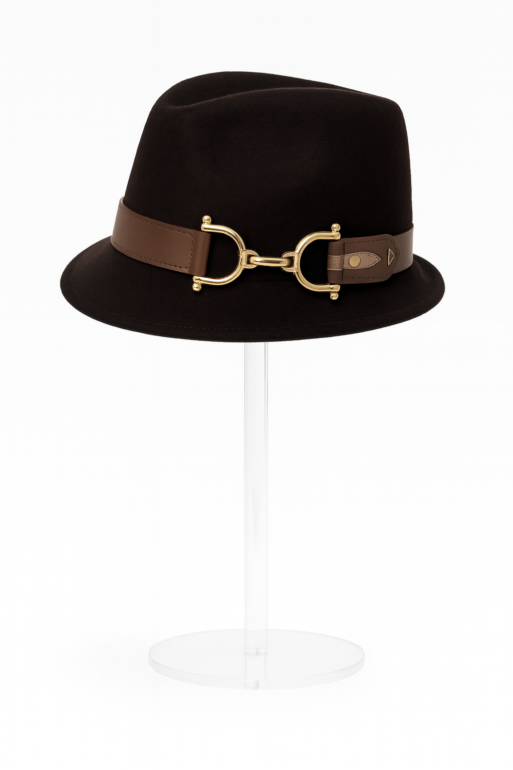 Fedora with Horse-bit buckle