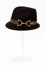 Fedora with Horse-bit buckle