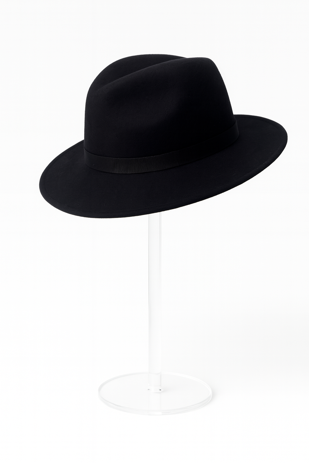 Black Wide Brim  Fedora