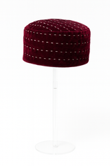 Velvet Embroidered Hat
