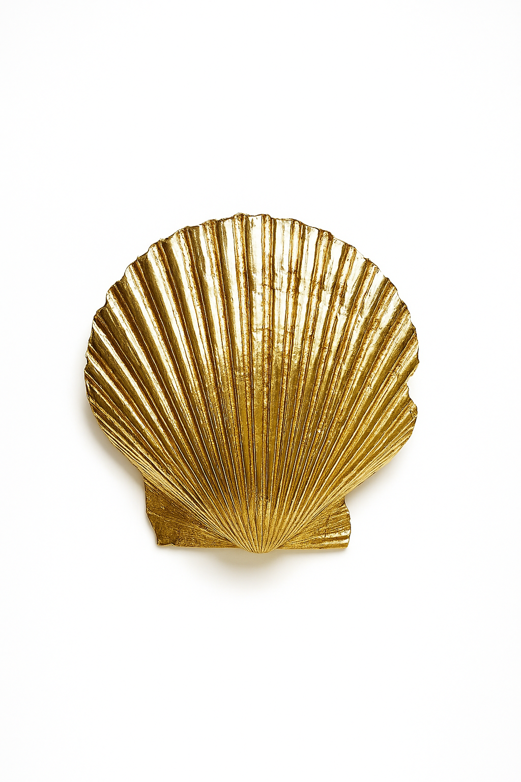 XL Brass Shell Pendant