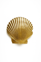 XL Brass Shell Pendant