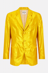 Yellow Silk Vintage Blazer