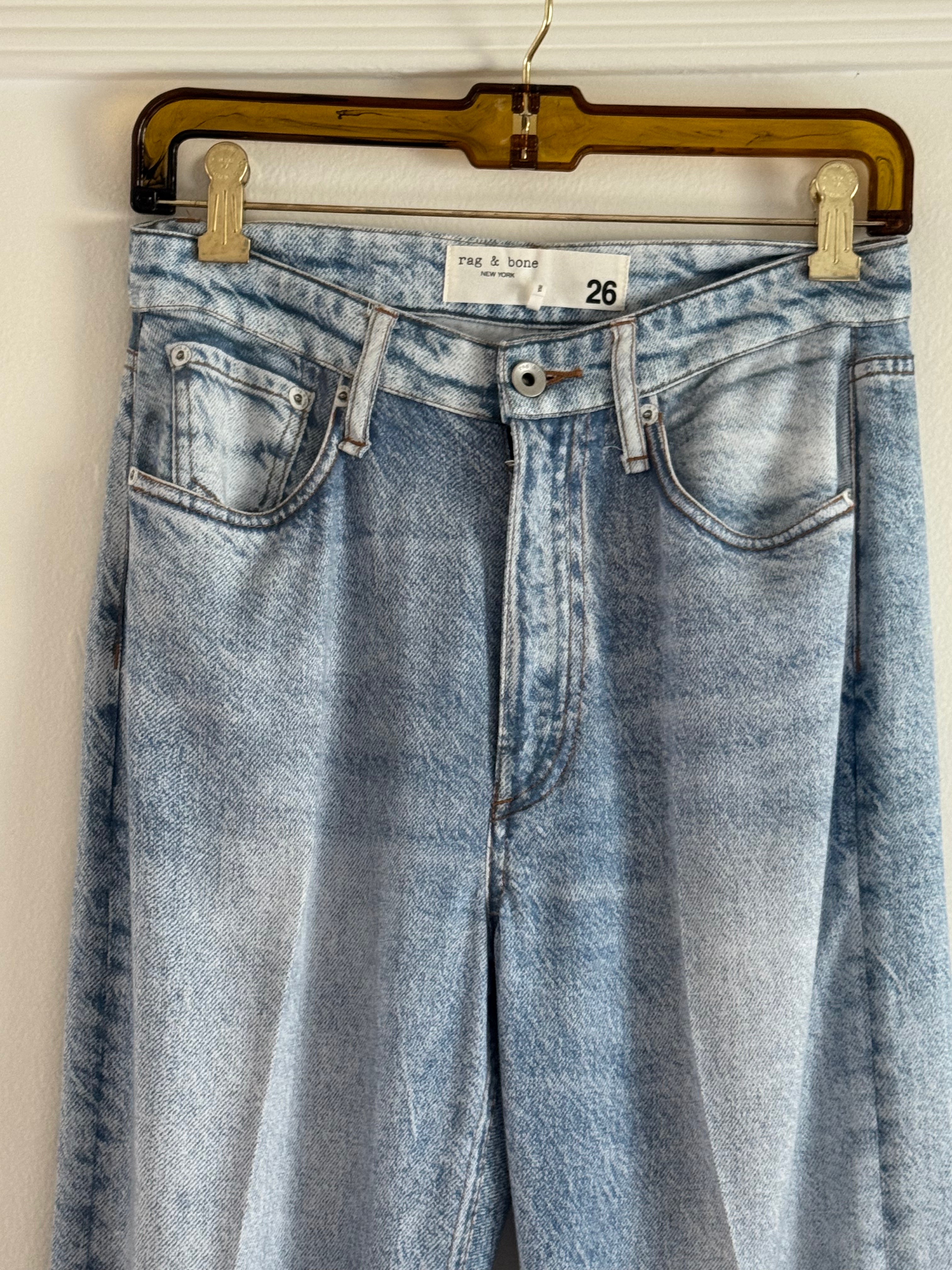 Silk Jean Print Pants