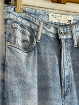 Silk Jean Print Pants