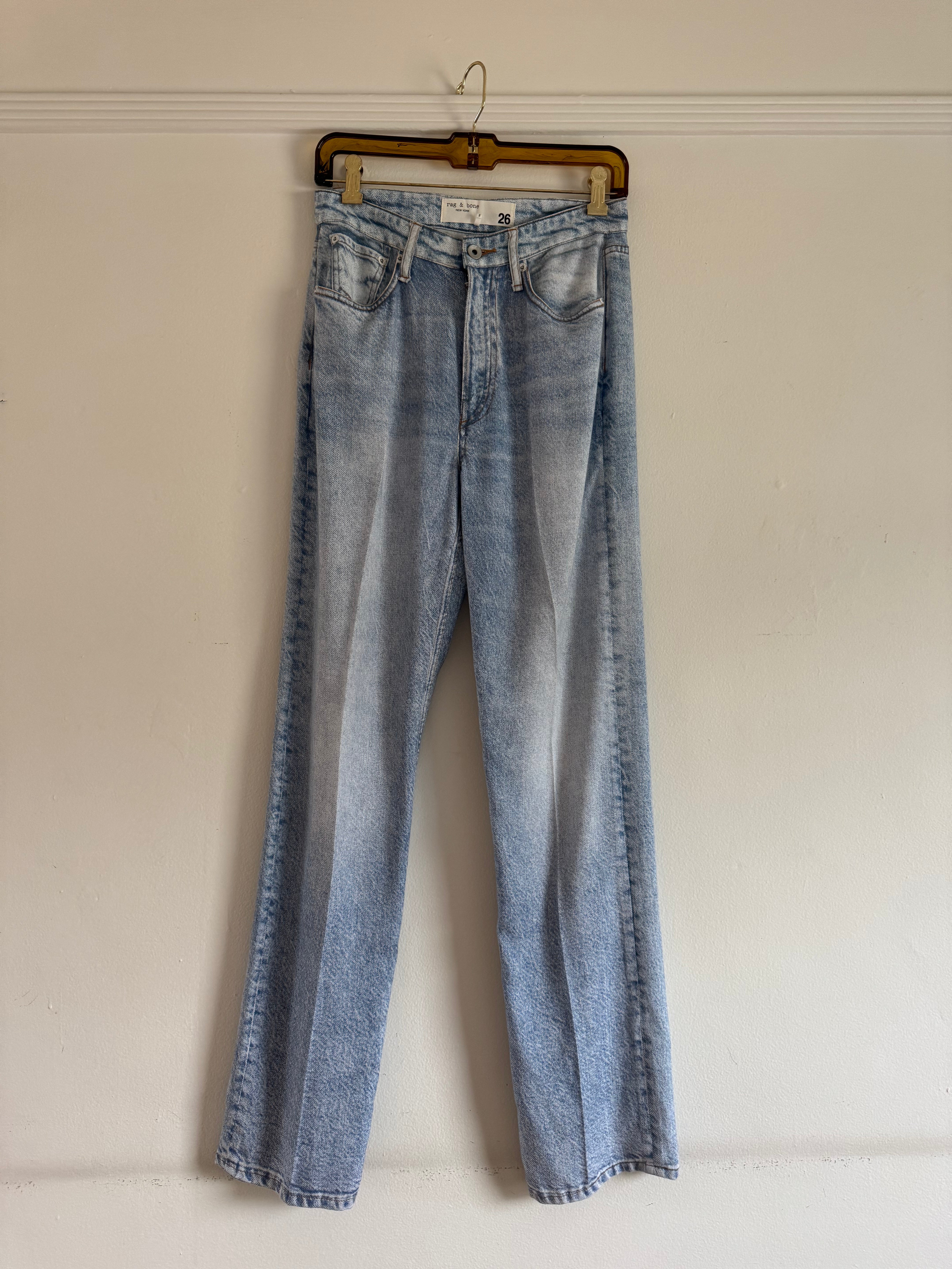 Silk Jean Print Pants