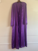 Purple Silk Robe