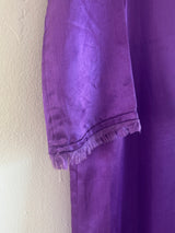 Purple Silk Robe