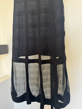 Stunning Semi Sheer Knit Skirt