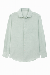 Aqua Linen Shirt