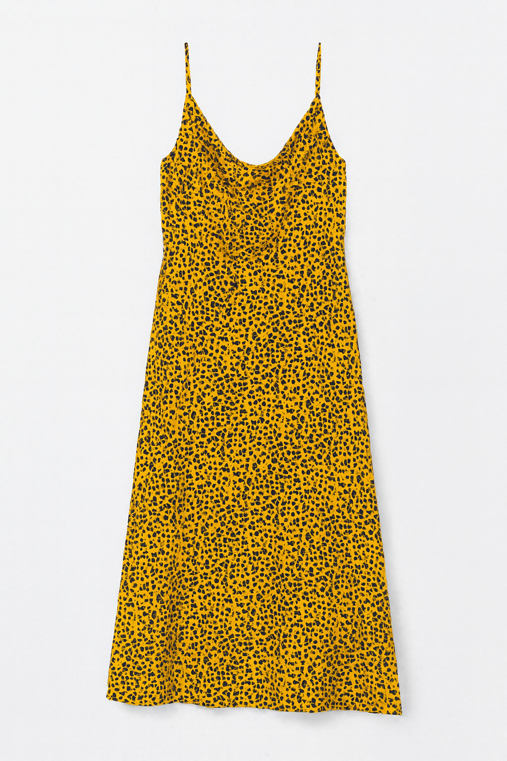 Yellow Animal Print Slip